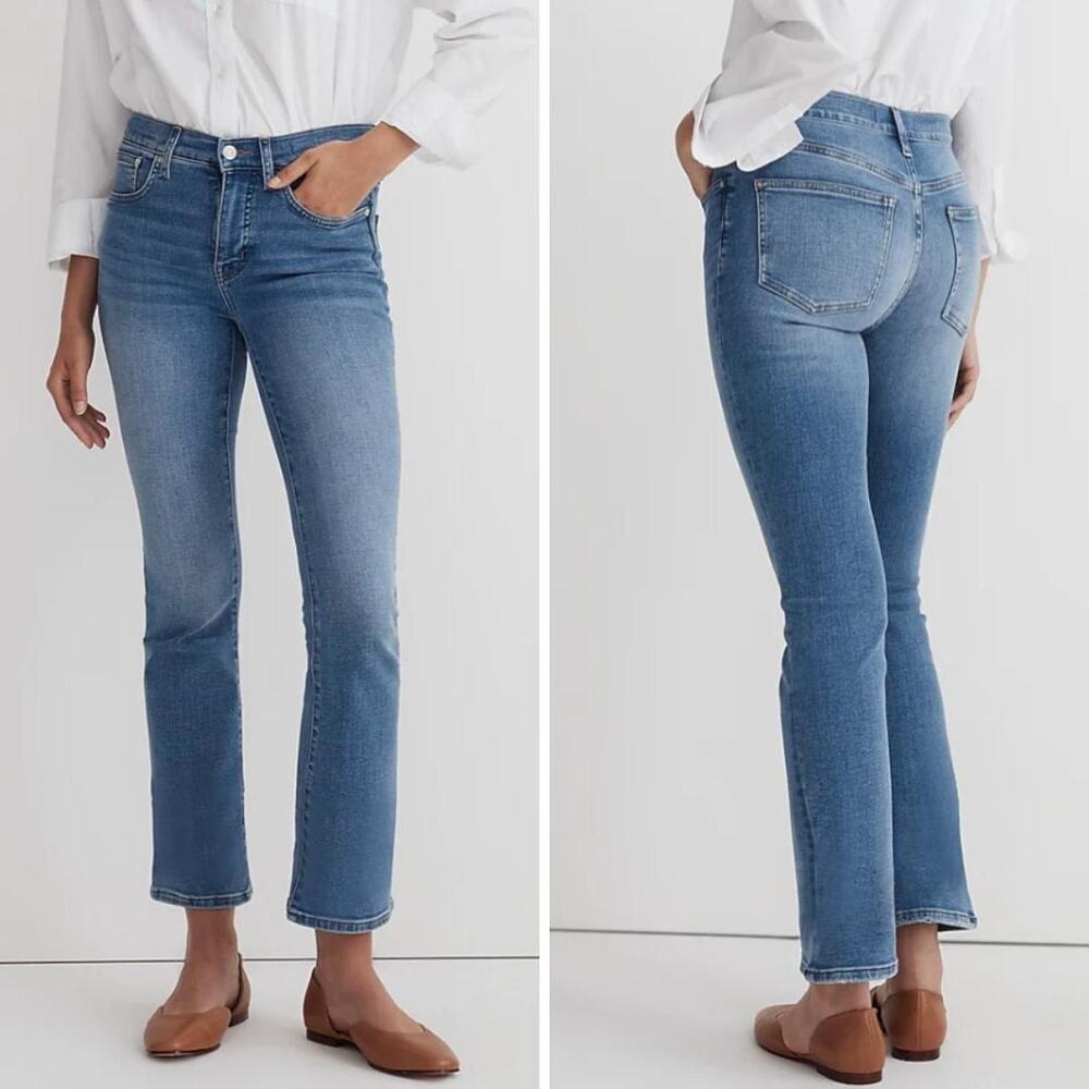 Madewell mid-rise kick out jeans